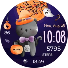 Halloween Story watch face