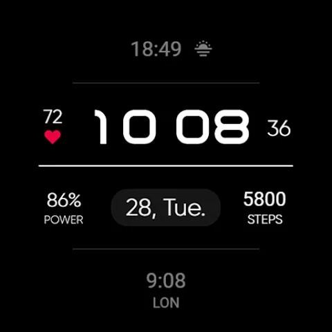 RE14 watch face