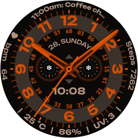 RE67 watch face