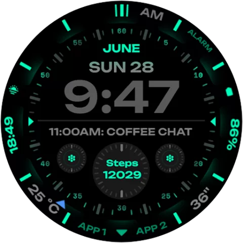 RE68 watch face