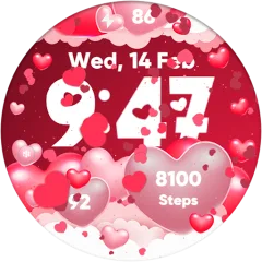 V-Day Love watch face